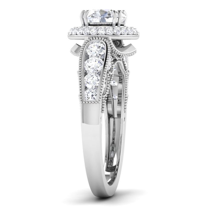 1.80 ct Natural Diamond Solitaire Engagement Wedding Rings14k Gold - Image 4