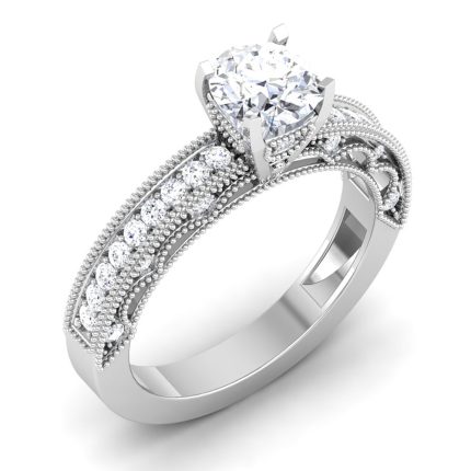 1.05 ct Natural Diamond Solitaire Engagement Wedding Rings14k Gold
