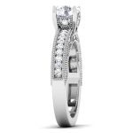 1.05 ct Natural Diamond Solitaire Engagement Wedding Rings14k Gold - Image 4
