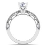 1.05 ct Natural Diamond Solitaire Engagement Wedding Rings14k Gold - Image 5