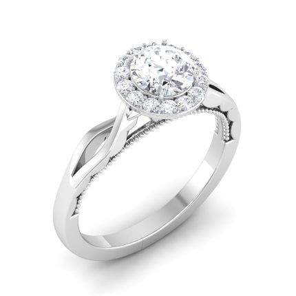 1.00 ct Natural Diamond Solitaire Engagement Wedding Rings14k Gold