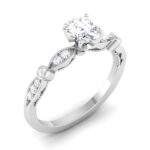 1.00 ct Natural Diamond Solitaire Engagement Wedding Rings14k Gold