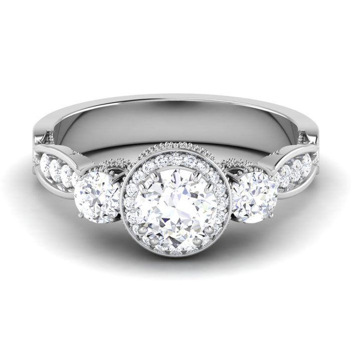 1.15 ct Natural Diamond Solitaire Engagement Wedding Rings14k Gold - Image 2