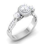 1.15 ct Natural Diamond Solitaire Engagement Wedding Rings14k Gold