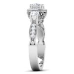 1.15 ct Natural Diamond Solitaire Engagement Wedding Rings14k Gold - Image 4