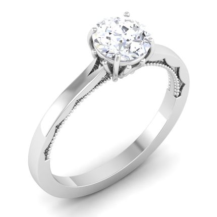 1.00 ct Natural Diamond Solitaire Engagement Wedding Rings14k Gold