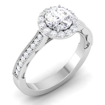 1.05 ct Natural Diamond Solitaire Engagement Wedding Rings14k Gold