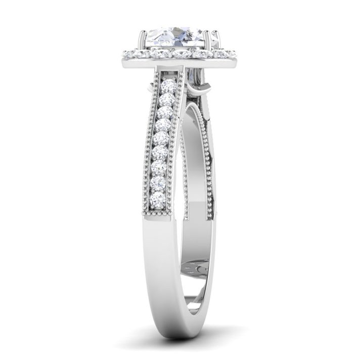 1.05 ct Natural Diamond Solitaire Engagement Wedding Rings14k Gold - Image 4