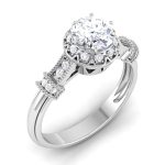 1.10 ct Natural Diamond Solitaire Engagement Wedding Rings14k Gold
