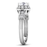 1.10 ct Natural Diamond Solitaire Engagement Wedding Rings14k Gold - Image 4