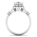 1.10 ct Natural Diamond Solitaire Engagement Wedding Rings14k Gold - Image 5