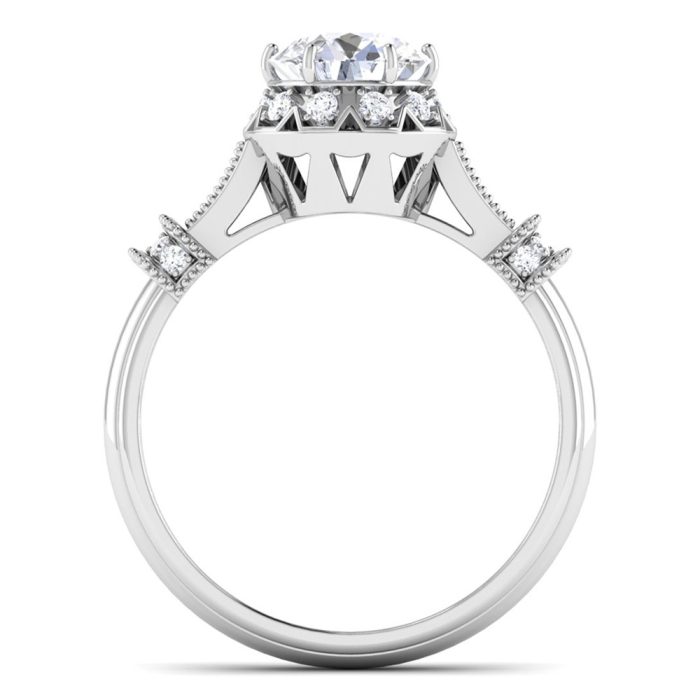 1.10 ct Natural Diamond Solitaire Engagement Wedding Rings14k Gold - Image 5