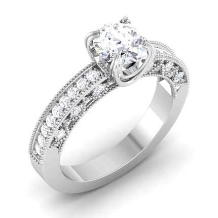 1.00 ct Natural Diamond Solitaire Engagement Wedding Rings14k Gold