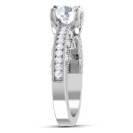 1.00 ct Natural Diamond Solitaire Engagement Wedding Rings14k Gold - Image 4