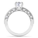1.00 ct Natural Diamond Solitaire Engagement Wedding Rings14k Gold - Image 5