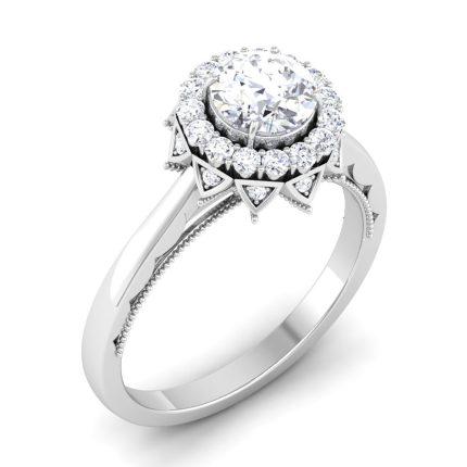 1.00 ct Natural Diamond Solitaire Engagement Wedding Rings14k Gold