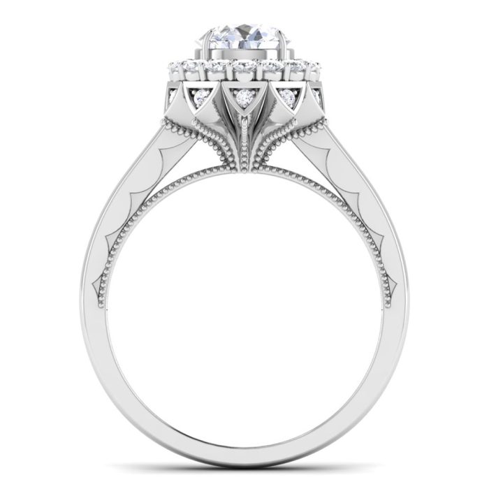 1.00 ct Natural Diamond Solitaire Engagement Wedding Rings14k Gold - Image 5