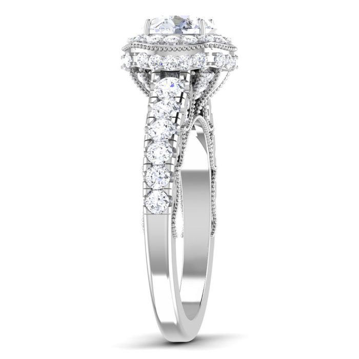 1.80 ct Natural Diamond Solitaire Engagement Wedding Rings14k Gold - Image 4