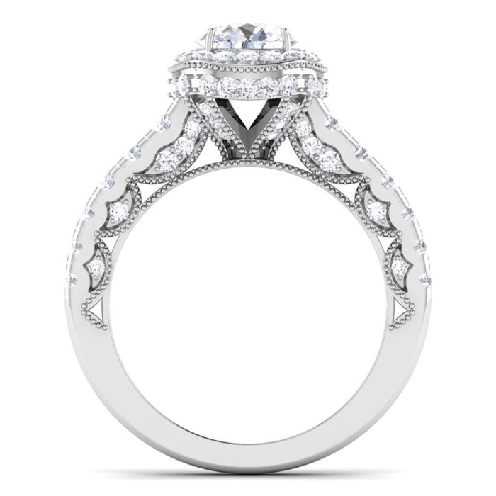 1.80 ct Natural Diamond Solitaire Engagement Wedding Rings14k Gold - Image 5