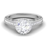 1.86 ct Natural Diamond Solitaire Engagement Wedding Rings14k Gold - Image 2