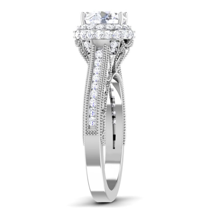 1.86 ct Natural Diamond Solitaire Engagement Wedding Rings14k Gold - Image 4