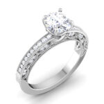 1.23 ct Natural Diamond Solitaire Engagement Wedding Rings14k Gold
