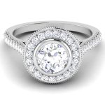 1.50 ct Natural Diamond Solitaire Engagement Wedding Rings14k Gold - Image 2