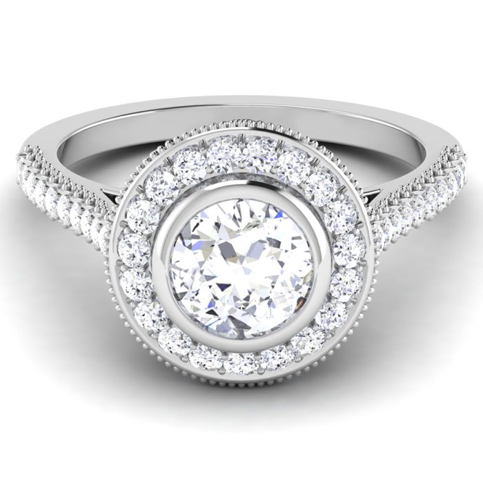 1.50 ct Natural Diamond Solitaire Engagement Wedding Rings14k Gold - Image 2