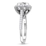 1.50 ct Natural Diamond Solitaire Engagement Wedding Rings14k Gold - Image 4
