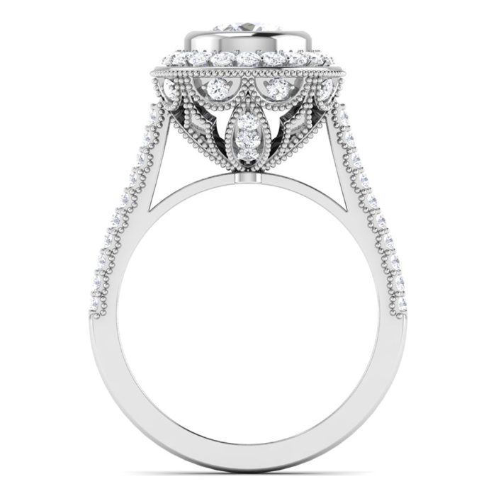 1.50 ct Natural Diamond Solitaire Engagement Wedding Rings14k Gold - Image 5