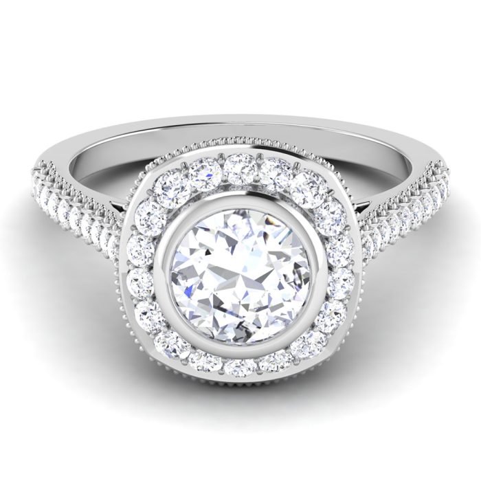 1.50 ct Natural Diamond Solitaire Engagement Wedding Rings14k Gold - Image 2