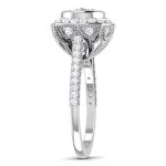 1.50 ct Natural Diamond Solitaire Engagement Wedding Rings14k Gold - Image 4