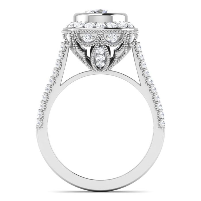 1.50 ct Natural Diamond Solitaire Engagement Wedding Rings14k Gold - Image 5