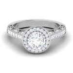 1.50 ct Natural Diamond Solitaire Engagement Wedding Rings14k Gold - Image 2