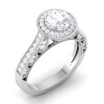 1.50 ct Natural Diamond Solitaire Engagement Wedding Rings14k Gold