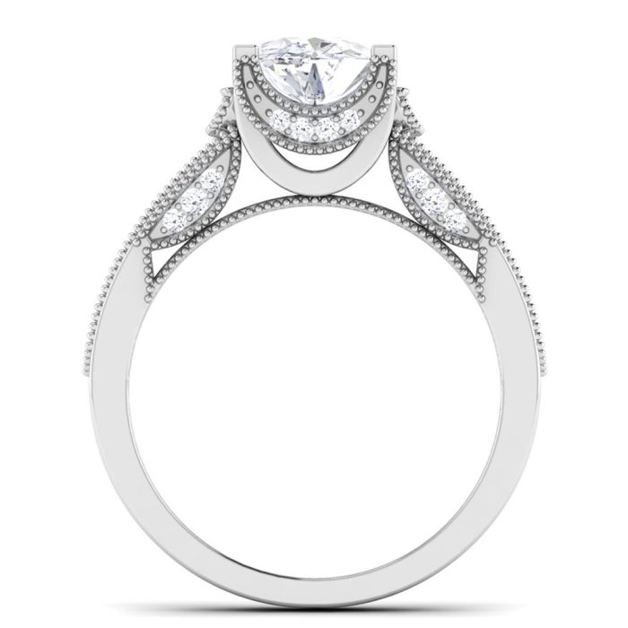 1.25 ct Natural Diamond Solitaire Engagement Wedding Rings14k Gold - Image 5