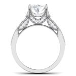 1.27 ct Natural Diamond Solitaire Engagement Wedding Rings14k Gold - Image 5