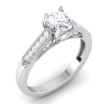 1.00 ct Natural Diamond Solitaire Engagement Wedding Rings14k Gold