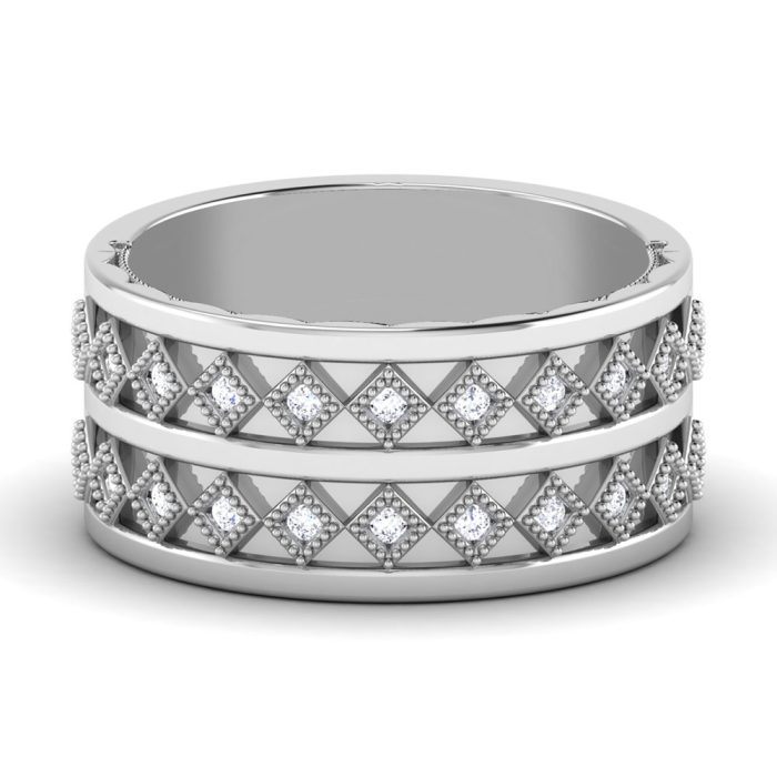 0.22 ct Natural Diamond Engagement Wedding Bands14k Gold - Image 2