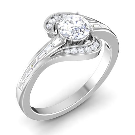 1.28 ct Natural Diamond Solitaire Engagement Wedding Rings14k Gold