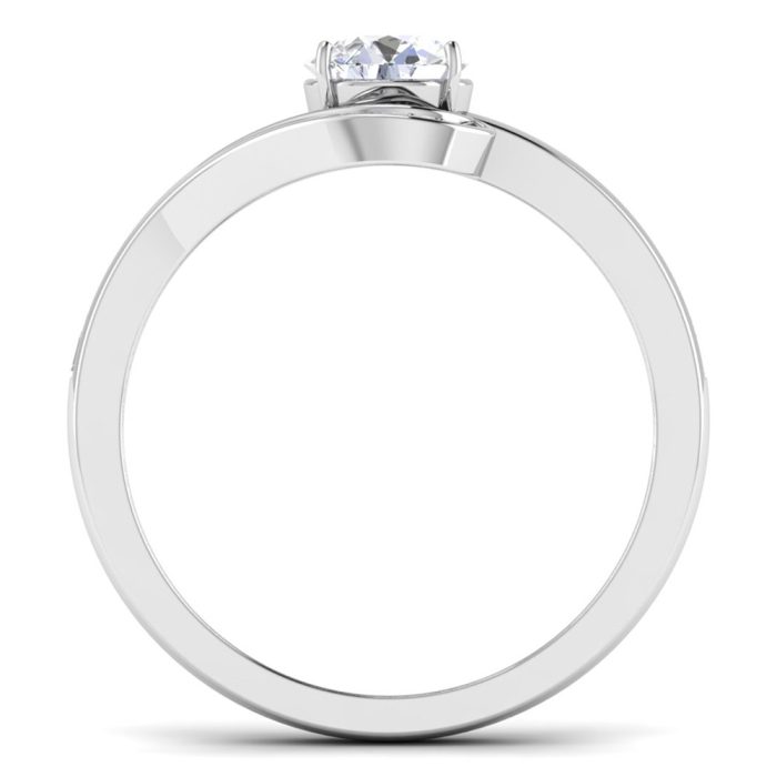 1.28 ct Natural Diamond Solitaire Engagement Wedding Rings14k Gold - Image 5