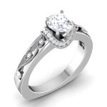 1.05 ct Natural Diamond Solitaire Engagement Wedding Rings14k Gold