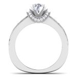 1.05 ct Natural Diamond Solitaire Engagement Wedding Rings14k Gold - Image 5