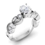 1.08 ct Natural Diamond Solitaire Engagement Wedding Rings14k Gold