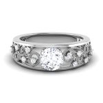 1.05 ct Natural Diamond Solitaire Engagement Wedding Rings14k Gold - Image 2