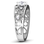 1.05 ct Natural Diamond Solitaire Engagement Wedding Rings14k Gold - Image 4