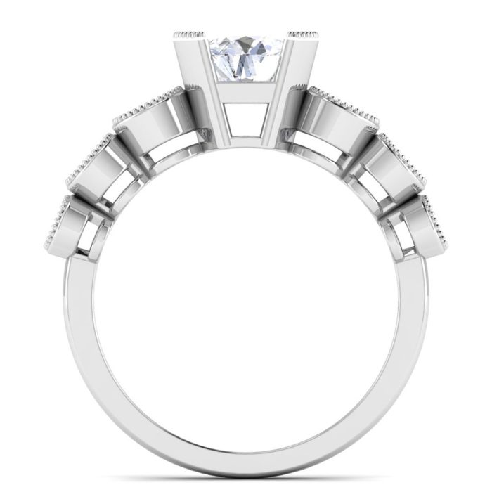1.50 ct Natural Diamond Solitaire Engagement Wedding Rings14k Gold - Image 5