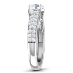 1.30 ct Natural Diamond Solitaire Engagement Wedding Rings14k Gold - Image 4