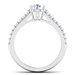 1.30 ct Natural Diamond Solitaire Engagement Wedding Rings14k Gold - Image 5