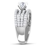 1.55 ct Natural Diamond Solitaire Engagement Wedding Rings14k Gold - Image 4